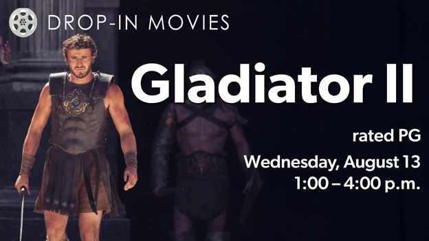Drop-in movie Gladiator, click for details